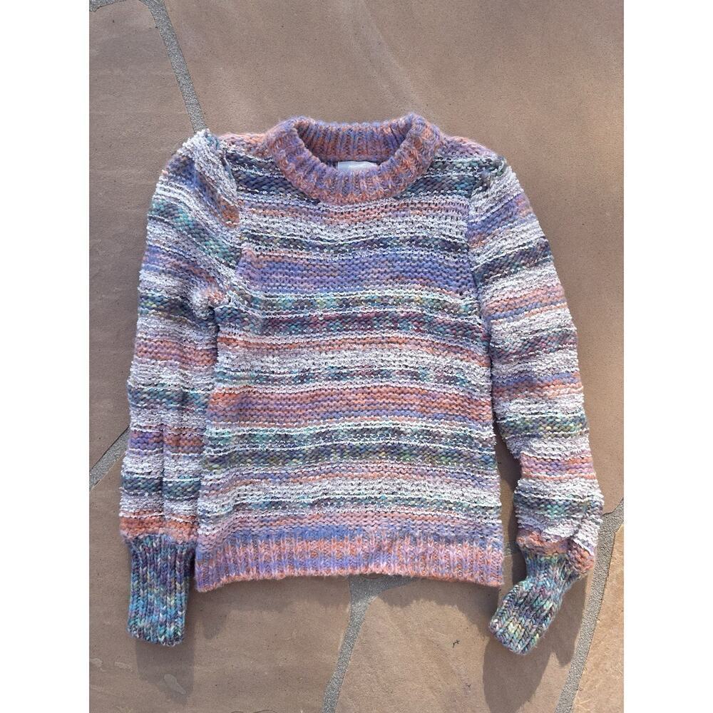 Urban Outfitters Wool Blend Rainbow Sweater Size X-Small AG - Picture 1 of 3
